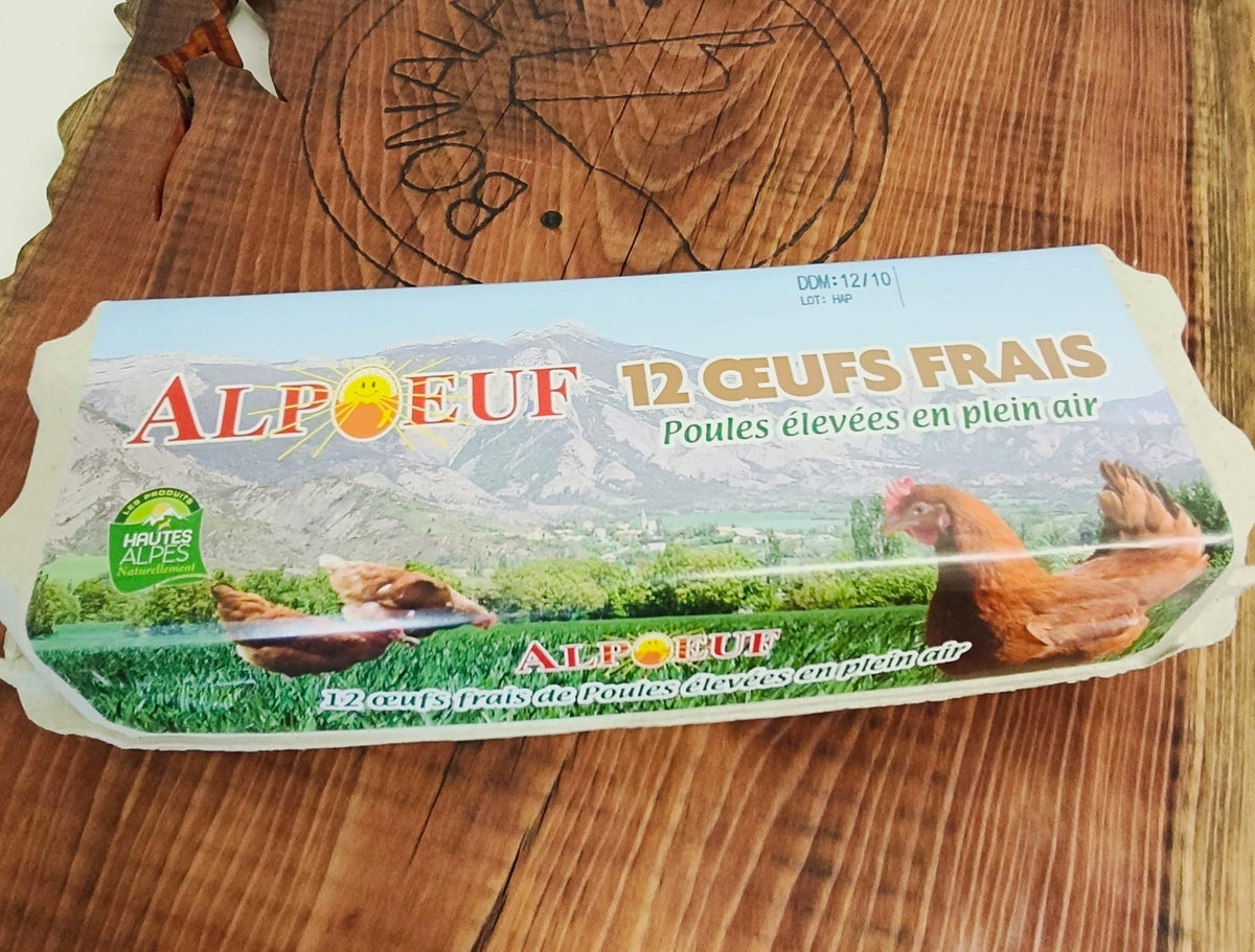 oeufs plein air x12