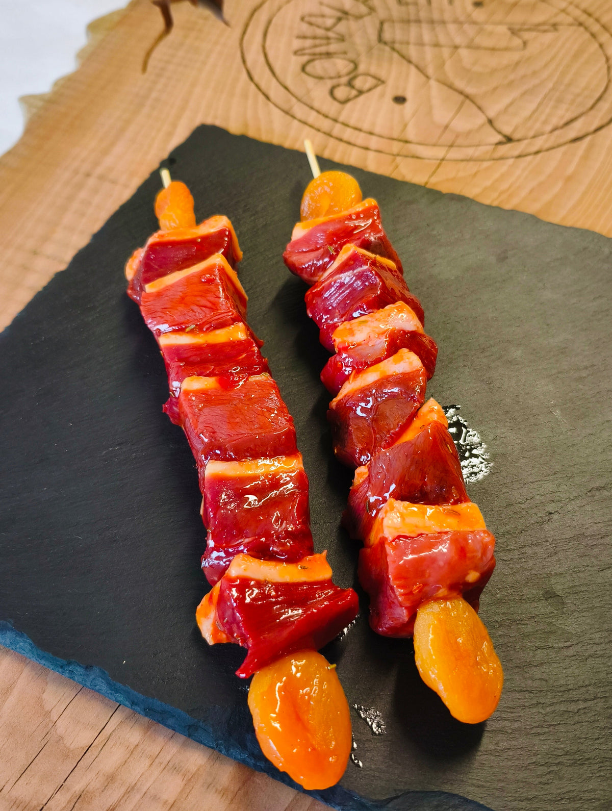 brochette de canard marinée miel abricot
viande des Hautes-Alpes