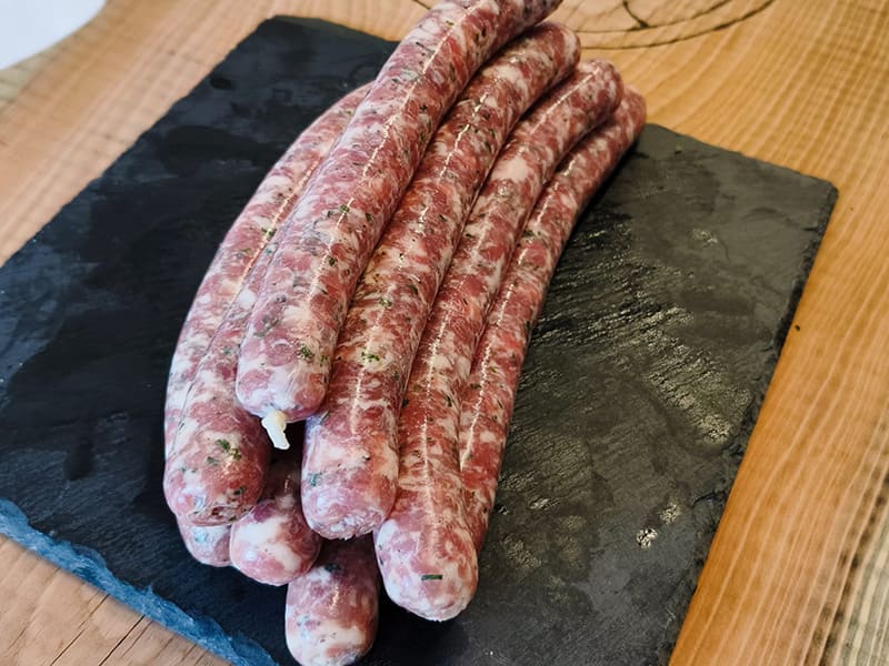 chipolatas aux herbes des Hautes-Alpes
boucherie des Hautes-Alpes