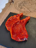 côte de porc marinée paprika chorizo
viande des Hautes-Alpes