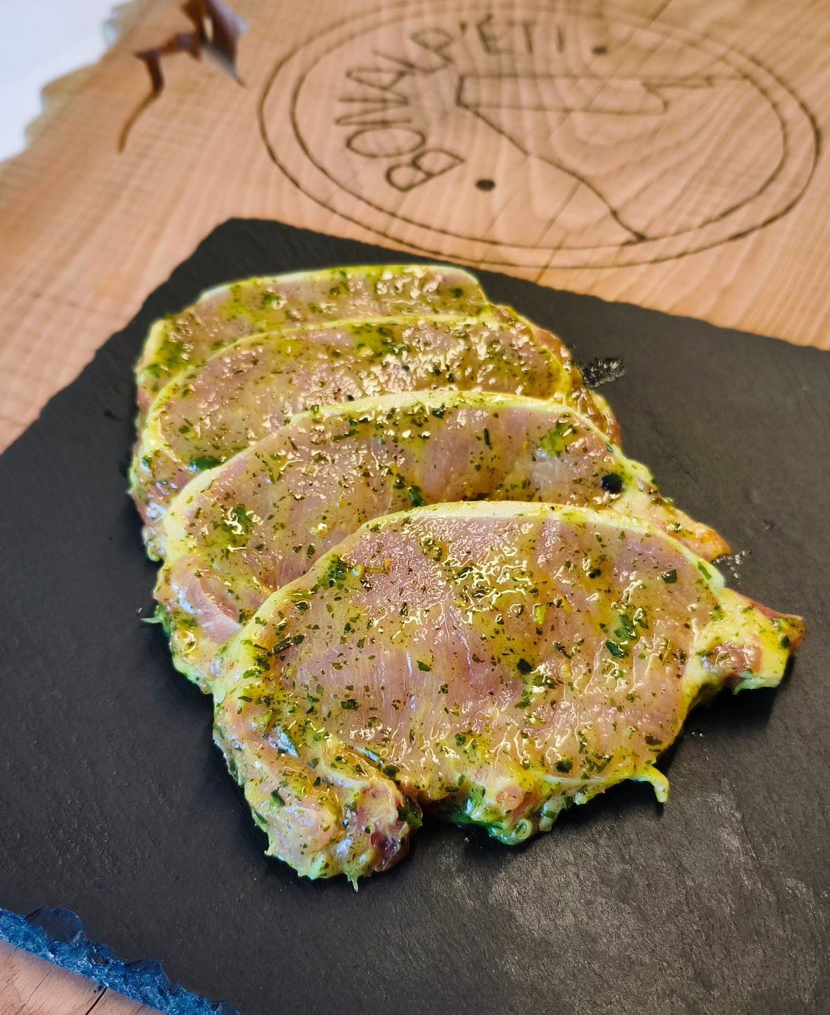 filet de porc mariné ail des ours
viande des Hautes-Alpes