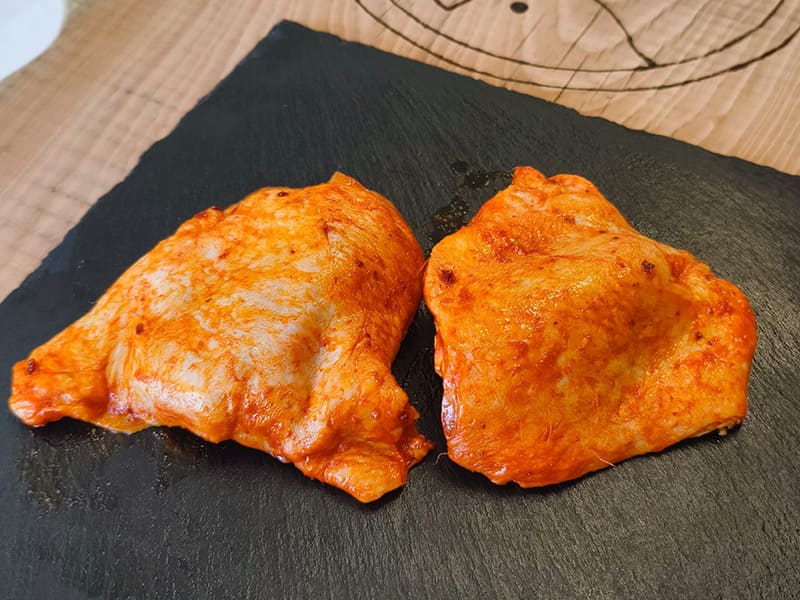 Haute de cuisse de poulet mariné paprika chorizo
viande des Hautes-Alpes