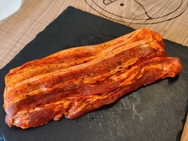 poitrine de porc marinée barbecue
viande des Hautes-Alpes